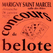 Concours de belote à Marigny